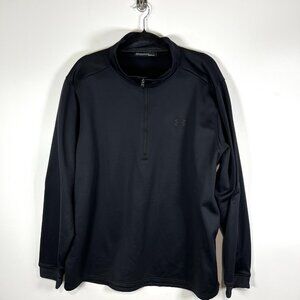 Under‎ Armour Mens Shirt Size 3XL Cold gear Loose 1/4 Zip Mock Neck Long Sleeve